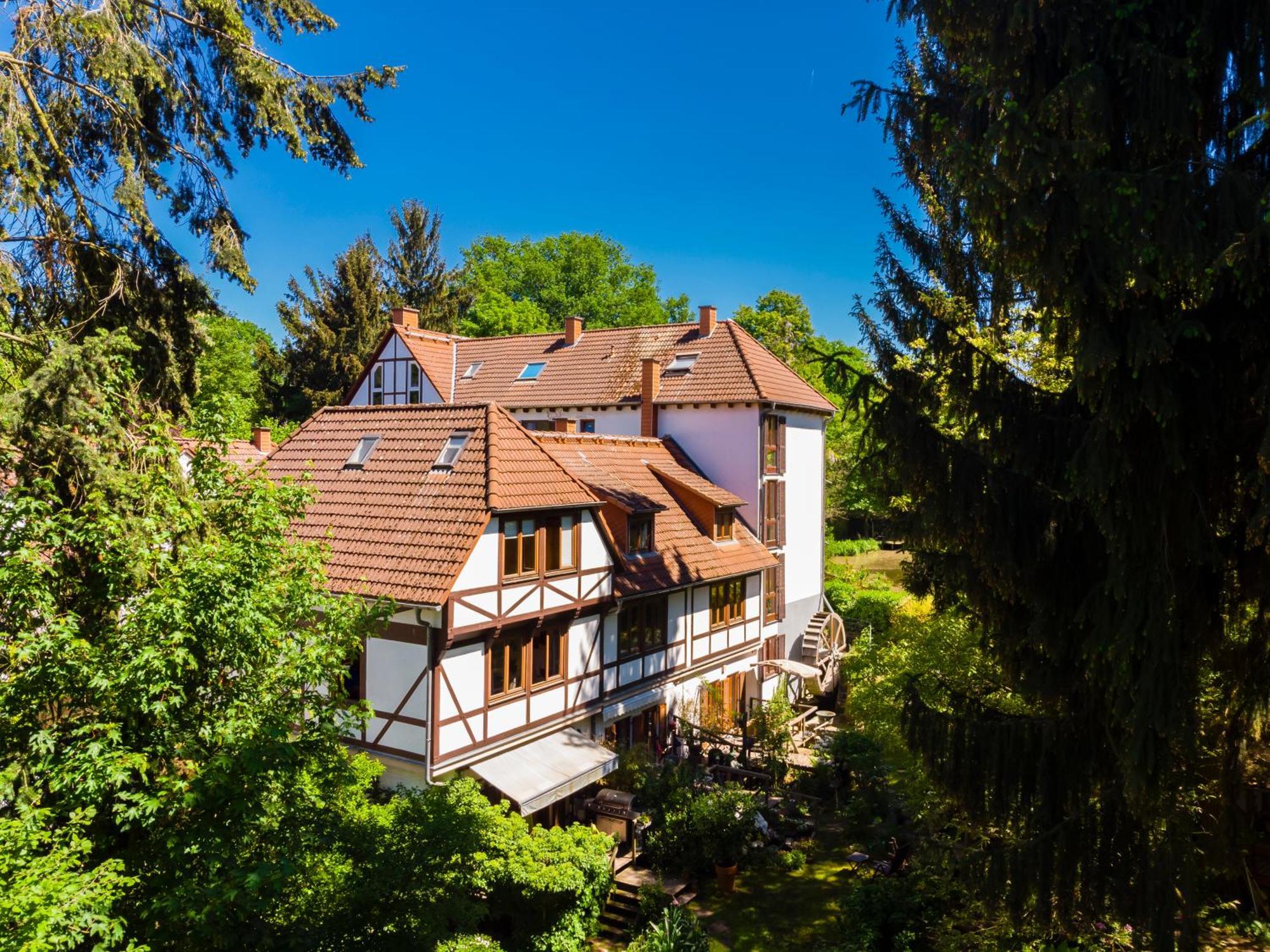 Einliegerwohnung In Einer Muehle Vor Den Toren Frankfurts, Ideal Fuer Messegaeste Oder Stop Over Dreieich Luaran gambar