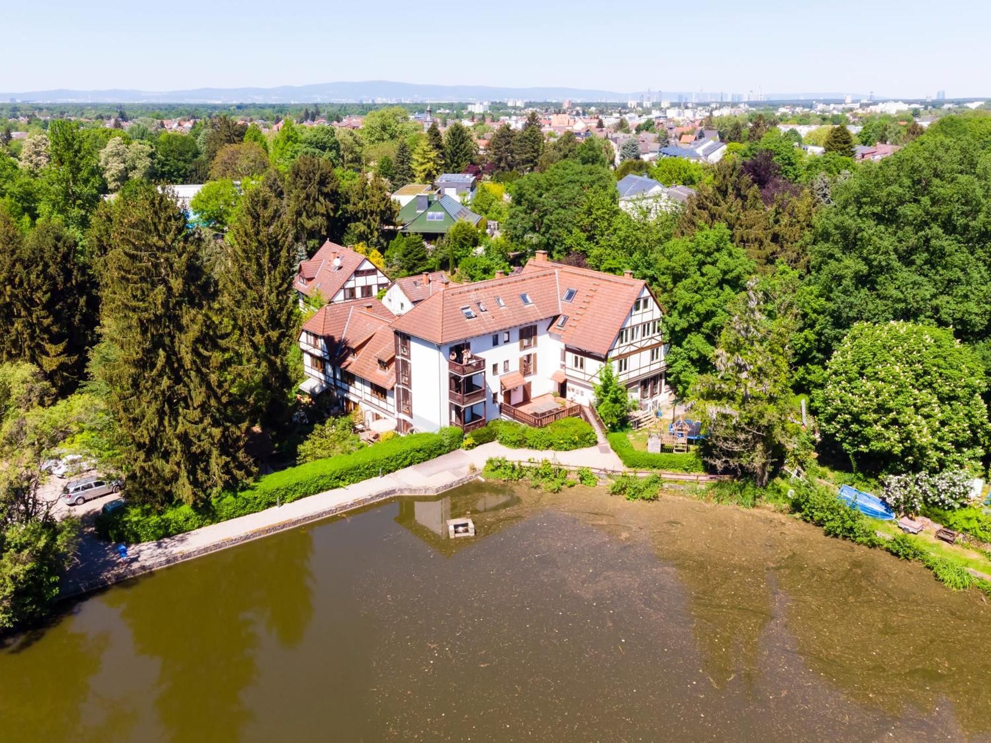 Einliegerwohnung In Einer Muehle Vor Den Toren Frankfurts, Ideal Fuer Messegaeste Oder Stop Over Dreieich Luaran gambar